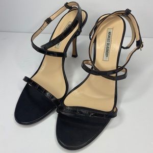 AUTHENTIC MANOLO BLAHNIK STRAPY HIGH HEELS PRETTY